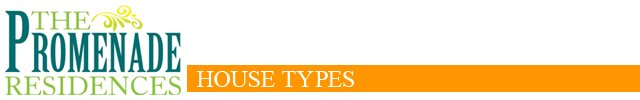 Promenade Residences - House Types